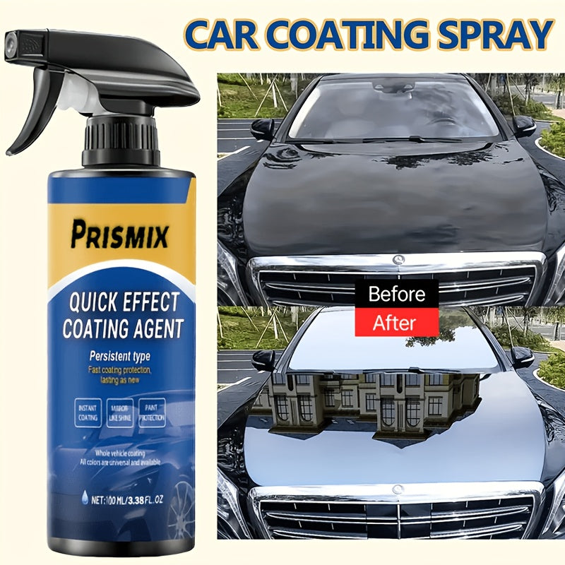 Car Coating Spray: Protective Ceramic Coating Nano Spray, Car Coating Polishing Spray, Plastic Restorer, Quick Repair for Minor Scratches. Car Care Restoration And Repair Paint Waxing Spray, Coating Sealing Liquid