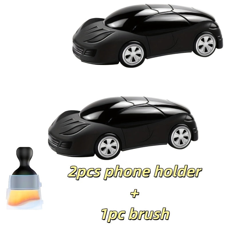 [360° Rotating] 2pcs Car Model Phone Holder Holder Foldable Car Dashboard Phone Holder 360° Rotating Universal Phone Holder Auto Parts