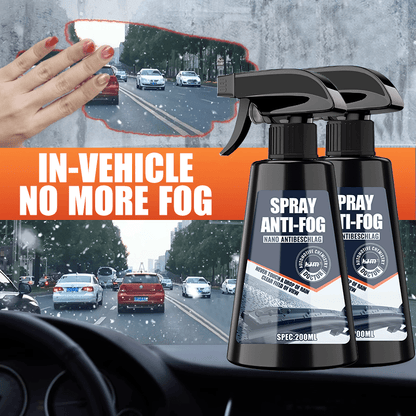 Long-lasting Anti-fog Spray, Suitable for Car Glass and Helmets, Windshield and Car Window Defogging Agent, Improve the Clarity of Mirrors and Glass Anti-fog Spray