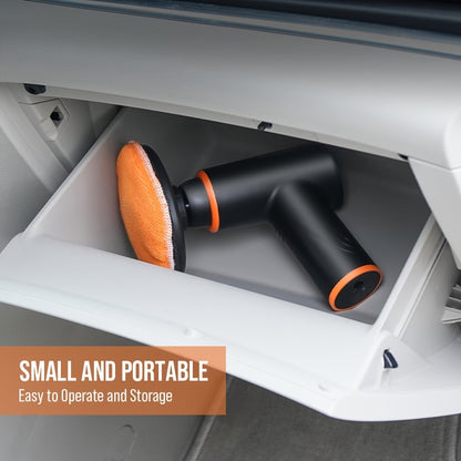 100W Wireless Rechargeable Car Waxing Machine- Small Polisher Locomotive With Repair Scratch- For Multifunctional Portable Polishing!