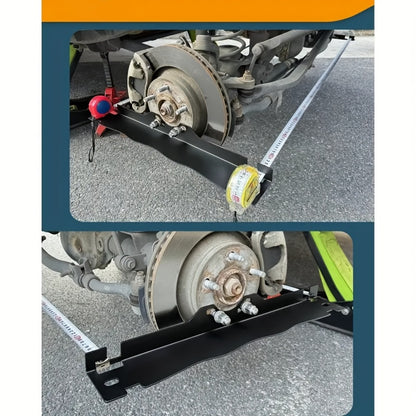 2pcs Iron Wheel Alignment Tool Set for Precise Balancing And Positioning