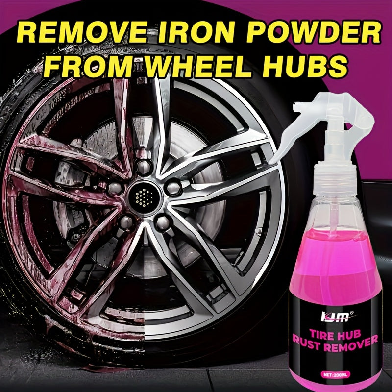 7Oz Wheel Rim Protection Spray - Car Additions for Rust Prevention & Rim Shine | Easy-To-Use Car Detailing Equipment for Chrome, Paint & Alloy Wheels | Long-Lasting Wheel Care Must Have