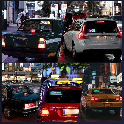 LED Devil Eye Lights For Car, Programmable Led Sign, Flexible LED Matrix Pixel Panel, USB Power Supply, Pre-made DIY Animation And Text Led Car Sign, APP & Remote Control, LED Sign For Car, Halloween, Christmas, New Year, And Birthday Decorations