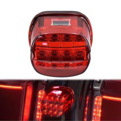 Motorcyle LED License Plate Rear Lamp for Harley for Sportster XL 883 48 for Dyna for Touring for Road King FLHR for Electra Glide