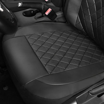 Universal Faux Leather Car Seat Covers Full Set Car Seat Covers Full Set Front Seats And Rear Bench, Universal Fit 5 Seat Covers For SUV, Automotive Truck, for Jeep, for Bmw, Scratch Proof, Car Accessories For Men And Women