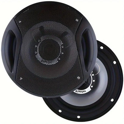 KELUNEGLO 6.5 Inch 400W Car Coaxial Speakers Stereo Car Door Hifi Full Range Speakers High-Quality Rubber Edges, Powerful Magnets, Truck Speakers Car Door Music Audio System Upgrade Universal Fits for Ford, for CHEVROLET, for TOYOTA, for HONDA, Etc.