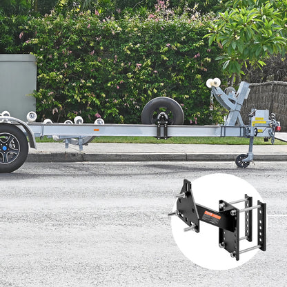 VEVOR Spare Tire Carrier, Trailer Spare Tire Mount, 160 lbs Capacity, Utility Trailer Accessories Fits Most 4 & 5 & 6 & 8 Lugs Wheels on 4", 4.25", 4.5", 4.75", 5", 5.5", 6", 6.5" Bolt Patterns