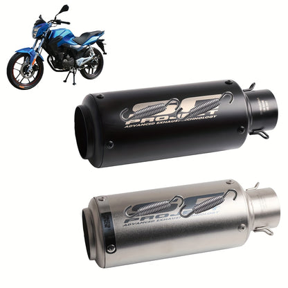 Universal 51MM Caliber Motorcycle Exhaust Pipe for Z900 FZ6 RC390 S1000XR | Stainless Steel, Brand: ANMIEN, Suitable for Off-road Motorcycles
