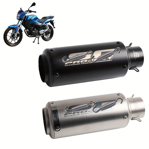 Universal 51MM Caliber Motorcycle Exhaust Pipe for Z900 FZ6 RC390 S1000XR | Stainless Steel, Brand: ANMIEN, Suitable for Off-road Motorcycles