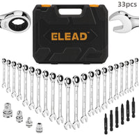 33-Piece Ratchet Wrench Set