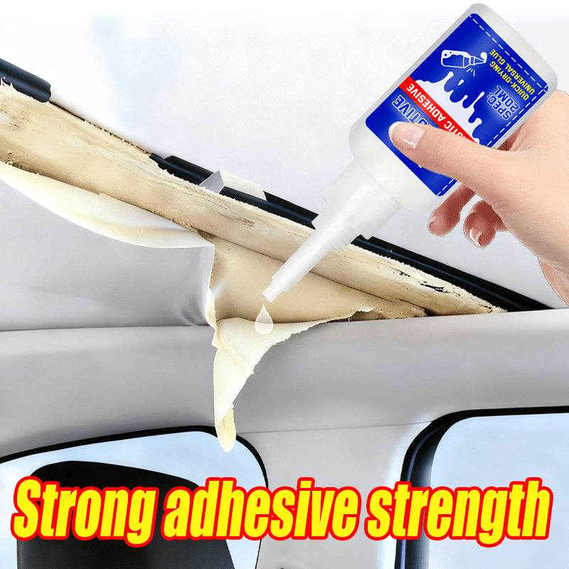 Car Interior Adhesive - Crack Repair Glue for Ceiling, Suitable for Car Dashboard, Door Handles, and Peeling Repair, Easy to Use, Perfect for Home and Car, Dashboard Fix, Quick Fix Solution, Strong Bonding, Enthusiasts