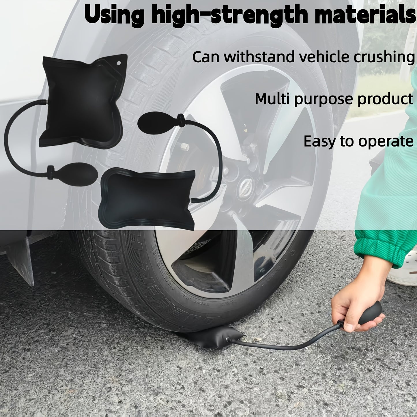 Car Maintenance Tool Set, Stainless Steel Assorted 5Th Wheel Pin Puller, Car Emergency Hook Tree Cleaning Hook, Perfect for Home Repair & Car Enthusiasts, Without Battery