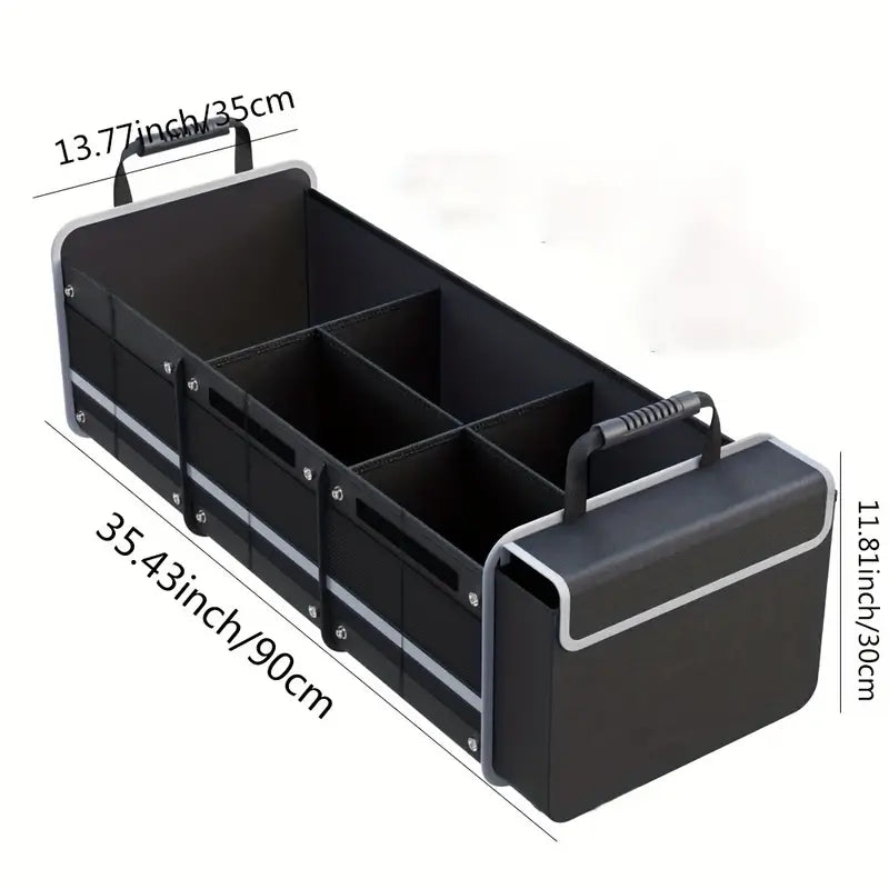 Arrange Your Vehicle Using This Collapsible Trunk Organizer And Compact Storage Pouch