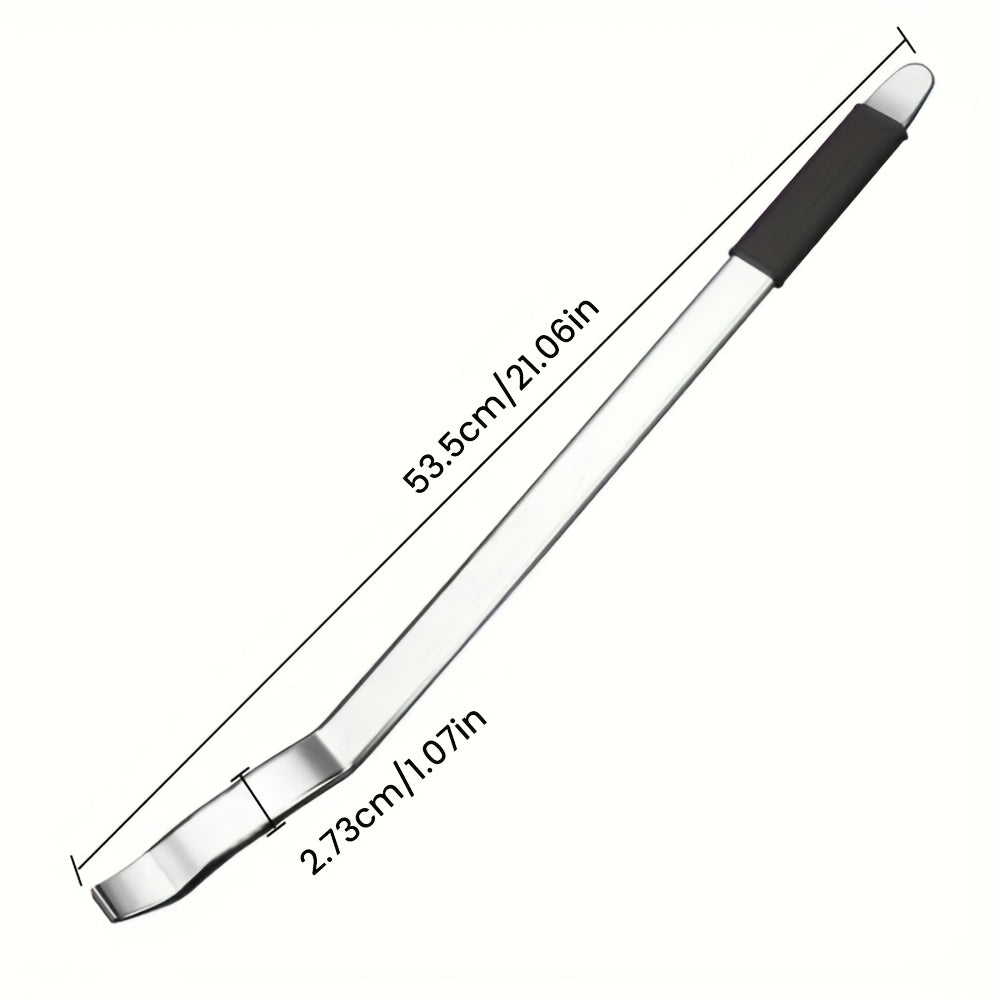 Professional Heavy Duty Metal Tire Pry Bar with Non Slip Rubber Handle Tire Removal Tool for Efficient Car Maintenance Home Garage and Auto Repair Safe Tire Replacement Sturdy Tool Design Durable Construction