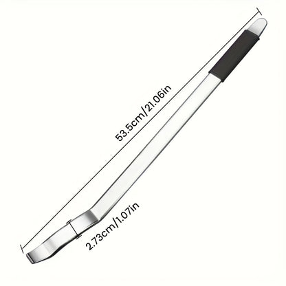 Professional Heavy Duty Metal Tire Pry Bar with Non Slip Rubber Handle Tire Removal Tool for Efficient Car Maintenance Home Garage and Auto Repair Safe Tire Replacement Sturdy Tool Design Durable Construction