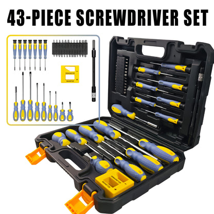 [Precision Screwdriver Set] 43/83/88Pcs Chrome Vanadium Steel Magnetic Screwdrivers Set, Slotted Hex Torx Bits Precision Screwdriver Rod Set, Professional, Durable, Durable Storage Case, Precision Screwdriver Set For Tools For Men