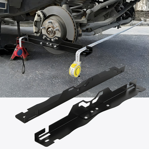 2pcs Wheel Repair Tools, Wheel Alignment Tools, Heavy Duty Toe-In Positioning Tool Plate with Hanging Holes for Easy Wall Mounted Storage Black, Universal Fit for Car, Truck, SUV, Valentine'S Day Gifts, Halloween Gifts