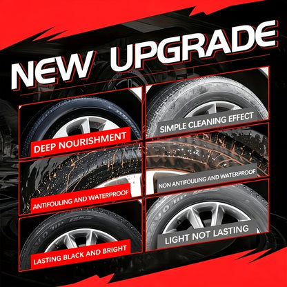 Heavy-Duty Multi-Purpose Plastic & Rubber Repair Paste Suitable for Cars, Tires, Wheel Hub Refurbishment - DIY Anti-Crack & Anti-Aging Protectant, Tire Shine Gel, Restorer for Auto Interior, Furniture Repair, Formula