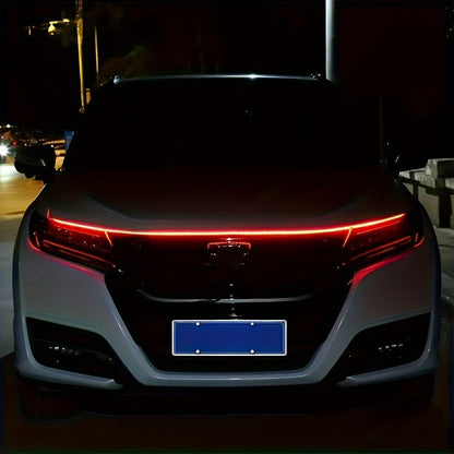 Car Decorative Lights, Start Scanning Lights, Hood Lights, Engine Hood Lights, Grille LED Lights, Modified Flow Light Strips