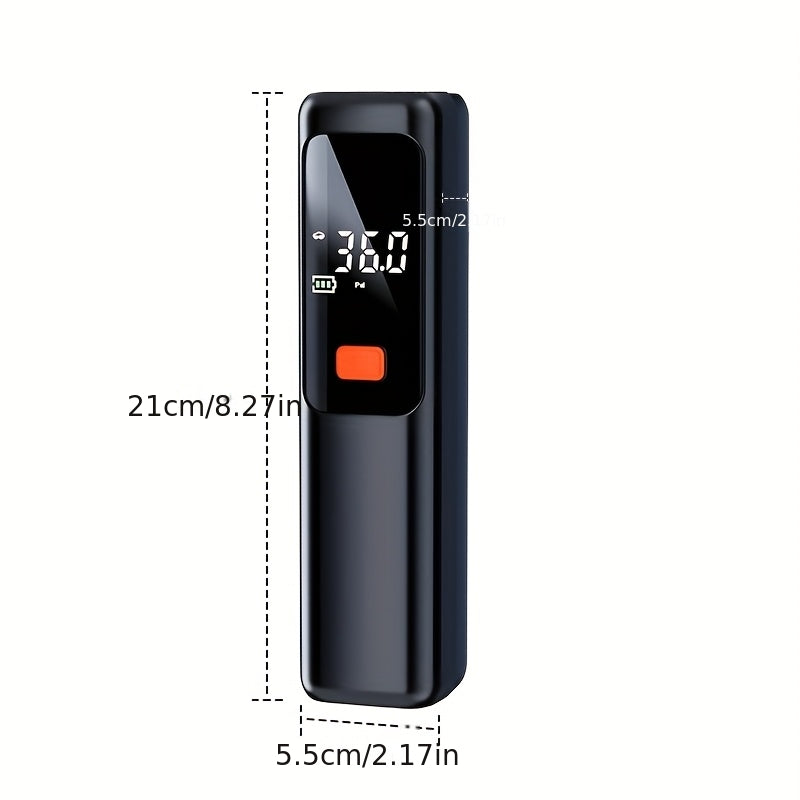 Portable Car Air Pump | Fast Air Filling, Digital LED Tire Pump, Automatic Tire Pressure Detection, Wireless Air Compressor - Suitable For Car, Bicycle, Motorcycle Tires, Basketball Inflating, USB Charging, Rechargeable Battery