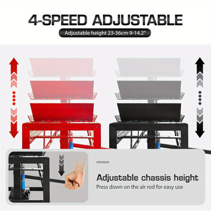 2 Pack Hydraulic Car Ramps, 11050LBS 5T Car Ramp High Lift 9"-14.2", Heavy-duty Iron-made Vehicle Lift Ramp, Automotive Truck Service Ramps For Oil Changes Support Jack For Maintenance