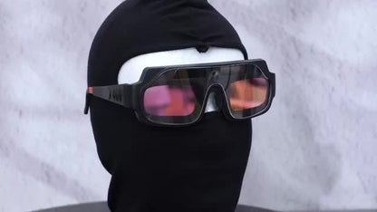 Welding Goggles, True-color Anti-glare Safety Welding Glasses, Suitable for TIG, MIG, MMA, Plasma Welding, Lightweight Welder's Glasses with Protective Lenses and Elastic Headband