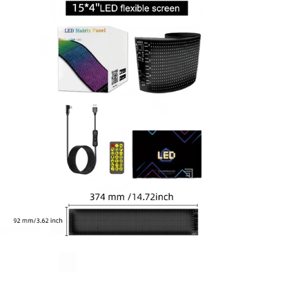 LED Devil Eye Lights for Car, Programmable Led Sign, Flexible LED Matrix Pixel Panel, USB Power Supply, Pre-Made Animation And Text Led Car Sign, APP& Remote Control, LED Sign for Car, Halloween, Christmas, New Year, And Birthday Decorations