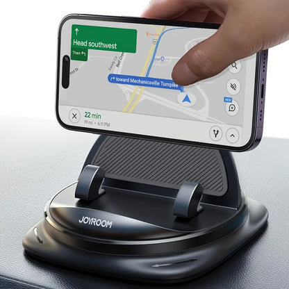 JOYROOM  Phone Holder Mount - Rotatable Dash-Mounted Holders, Non-Slip, ABS,, Heat , Spring-Loaded Grip for iPhone,  & Smartphones