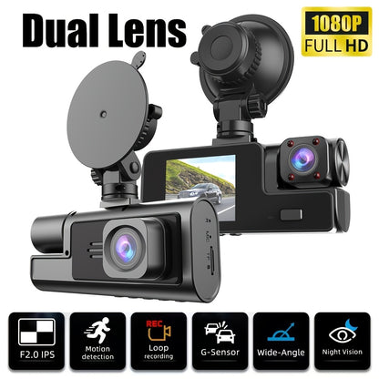 FOXGOD Dash Cam for Cars, 3/4-Channel 4K+1080P HD Ultimate Safety Driving Recorder Set, Front 4K or So Rear 1080P, Super Night Vision, WDR, G Sensor, Circular Video, Optional Memory Card and Lens - Safe Driving Black Box