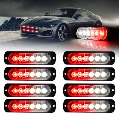 8pcs Ultra-Bright LED Light Bar, LED Car Lights, Car Light LED Truck Pickup Lighting Decoration With For Truck，RV，Car Van， Boat