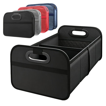 Portable, Durable, Foldable Car Storage Box with Handle - Suitable for All Cars, SUVs, and Minivans