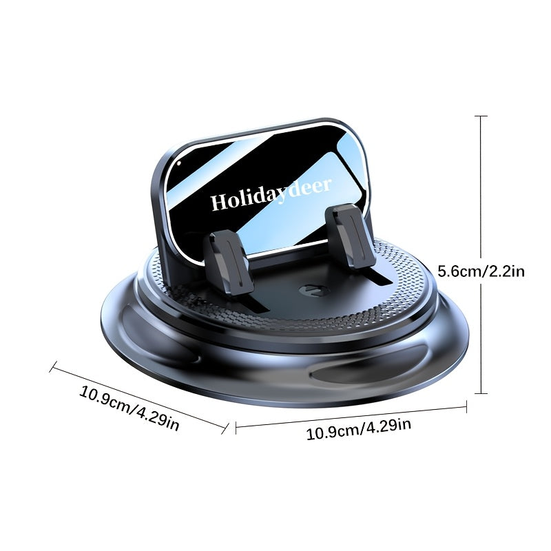 [2025 New Car Mount] 360° Rotating Car Mount Car Phone Holder Stand Upgraded Handsfree Stand Phone Holder for Car Compatible with Iphone Android