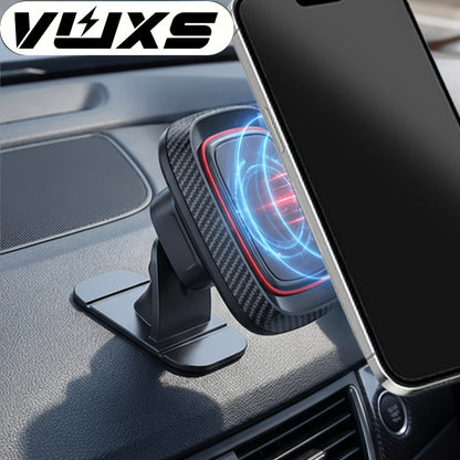 [Magnetic Phone Holder] VUXS Powerful Magnet Phone Holder, Used for Dashboard, Rotatable Magnetic Phone Holder, Compatible with iPhone, Samsung And Other Phones, with 4 Metal Plates And 4 Reinforced Magnets, High-Quality Magnetic Phone Holder