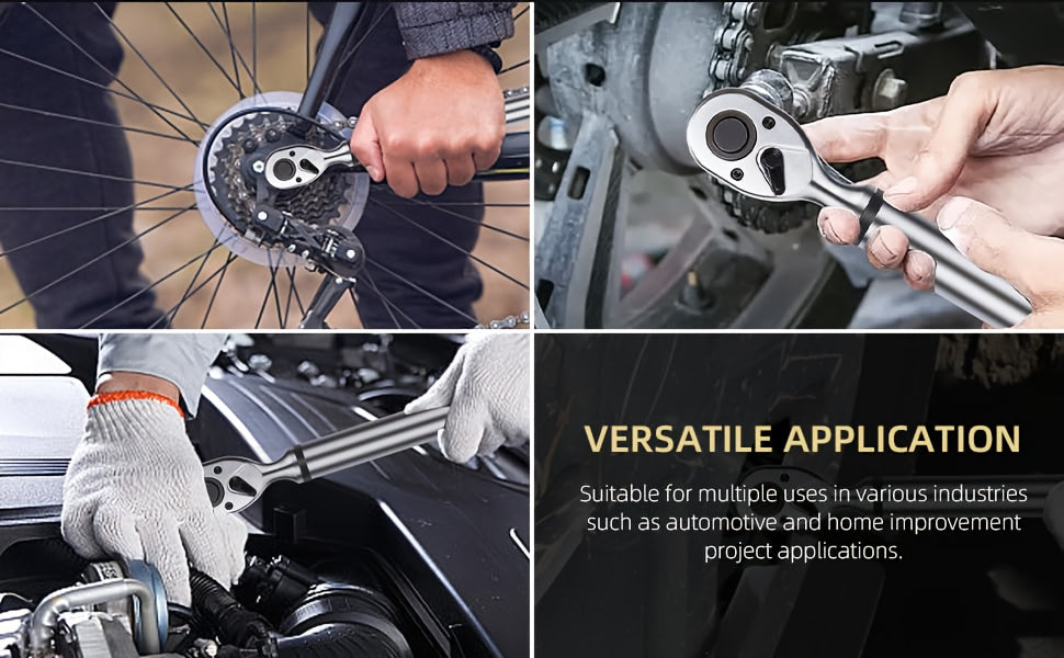 [Digital Torque Wrench] 1/2, 3/8 Inch Drive Digital Torque Wrench, 17-340 Nm (12.5-250.8 Ft-Lb), 6.8-135 Nm (5.02-99.57 Ft-Lb), Electric Torque Wrench With Buzzer And LED, Preset Values And Data Storage, For Bike/Motorcycle/Auto Repairs, Plus And Minus 2%