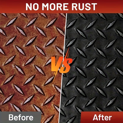 35 Fluid Ounces Remove Rust Rust-Stop And Corrosion Permanently Rust Preventive Coating Anti-Rust Automotive Rust Reformer for Metal & Seal, Rust Converter Non-Porous Protective Barrier Black Metallic Paint