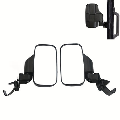 1 Pair UTV Rear View Side Mirrors for Polaris Ranger 500 570 XP 900 1000/General 1000