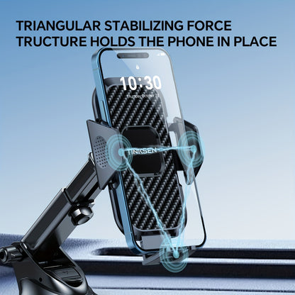Upgraded Truck Magnetic Mobile Phone Stand - Adjustable Arm with Ergonomic Grip, Strong Suction Cup And Elliptical Design, Compatible with iPhone, Samsung, Android Smartphones, General Motors, Fashion Accessories, Texture Anti Slip Pad