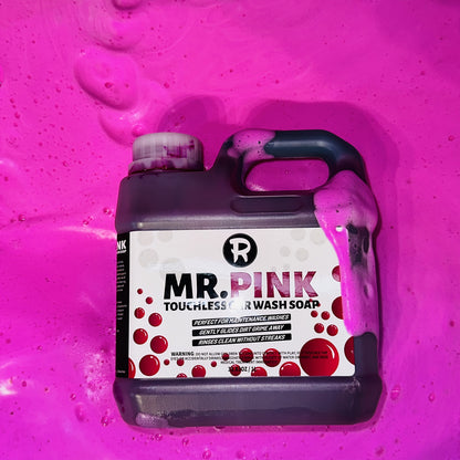 Pink Car Pre Wash Foam Touchless Bug Tar Remover Ph Neutral Snow Foam for Safe DIY Detailing Pre Soak Before Contact Wash Safe for Ceramic Coating (340oz)