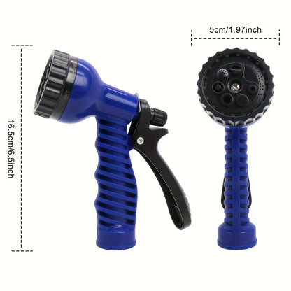 100-Foot Car Wash Hoses Car Cleaning Hose Nozzle with 7 High-Pressure Spray Functions, Lightweight And Portable, Resistant to Twisting, Rustproof Design, Suitable for Car Wash And Car Cleaning Car Care, And Camping Vehicle Use Brand Jayunlab
