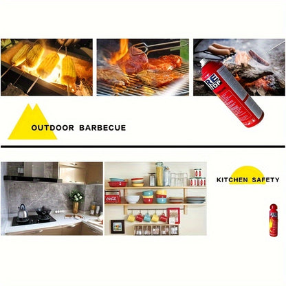 [Portable Fire Extinguisher] 2pcs/4pcs Fire Extinguisher For Home, Car, Kitchen, Boat - Portable Formula Fire Stop Small - 4-in-1 With Mounting Bracket