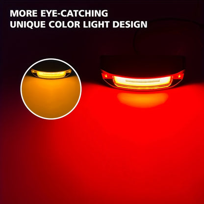 2pcs of Car Side Lights, LED High And Low Brightness + Strobe, Truck Side Signal Warning Lights, Decorative Flashing Lights for Night Driving
