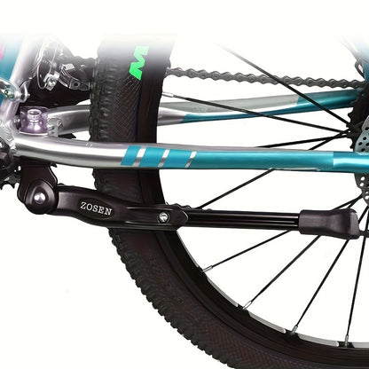 Bike Kickstand, Adjustable Strong Aluminum Alloy Bicycle Kickstand for 24-29 Inch Bikes
