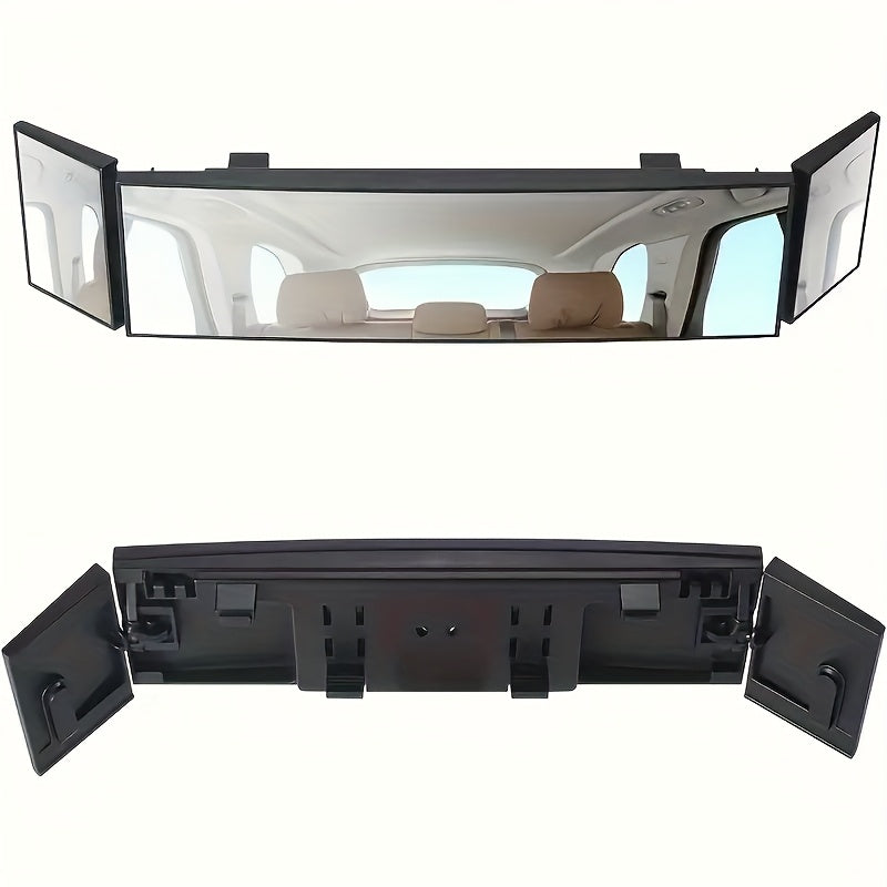 Wide-angle Convex Car Rearview Mirror-safety Clip, Seamless Arc Design, Lmproving Visibility-suitable For Cars, SUVs And Trucks, Safe Driving Accessories, Car Rearview Mirrors, Car Essential, Car Blind Spot Mirrors, Suitable For All Kinds Of for car