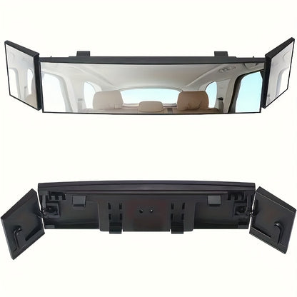 Wide-angle Convex Car Rearview Mirror-safety Clip, Seamless Arc Design, Lmproving Visibility-suitable For Cars, SUVs And Trucks, Safe Driving Accessories, Car Rearview Mirrors, Car Essential, Car Blind Spot Mirrors, Suitable For All Kinds Of for car