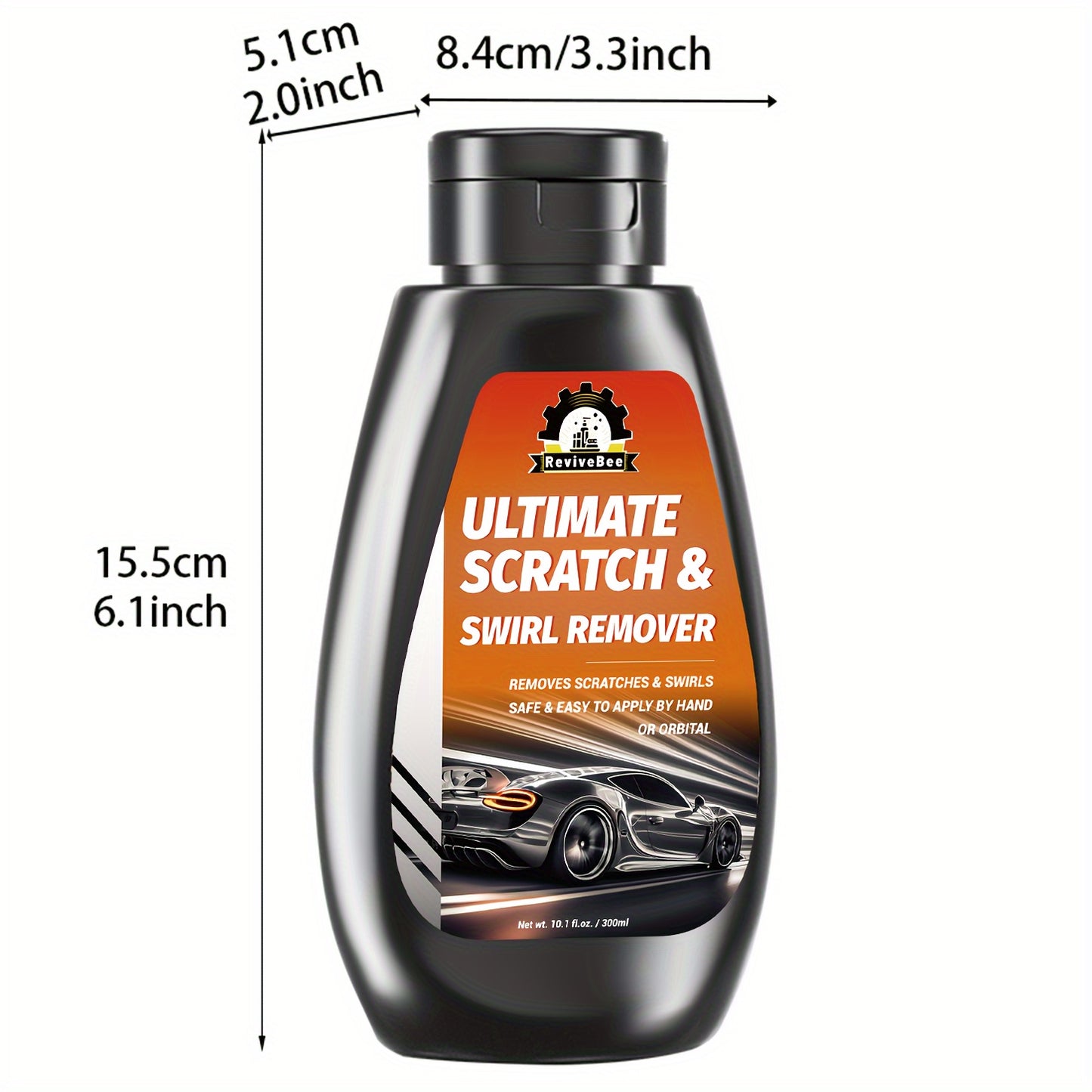 3 Bottle (30.3 Fl.Oz) Car Scratch & Swirl Remover - Restore Shine & Gloss, Professional Results by Hand Or Machine - Pro Grade Paint Cleaner, 2/1 Bottle
