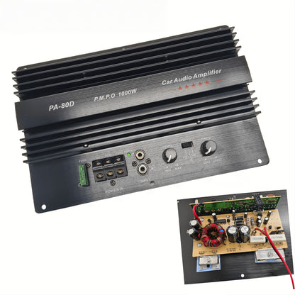 High Power 12V 1000W Car Audio Amplifier Board Powerful Subwoofer Bass Amplifier High Power 1000W Car Subwoofer Amplifier - RMS 600W, Supports 8Inch, 10Inch, 12Inch Speakers, Ultra Low Distortion(0.01%), 12V High Performance Audio Board