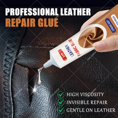 KJM Heavy-Duty & Fabric Repair Glue – Invisible, Washable, No Residue – Strong Adhesive for Car Seat, Sofa, Clothing, Shoe & Jacket Mending – Professional-Grade Instant Fix (No Tools/Easy Application) – Multi-Purpose Glue Stick