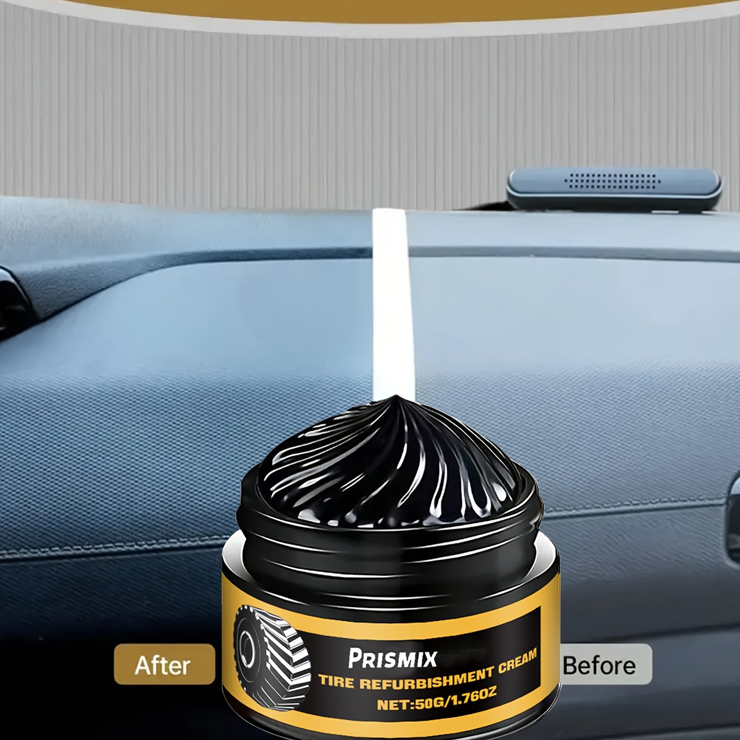 2pcs Car Black Interior Tire Polishing And Retreading Paste Tire Cleaning Rust Removal Polishing Shine Enhancement Anti-Fouling Wheel Retreading Paste - Lasting Shine, Noticeable Effect, Beeswax Ingredients, No Professional Tools Needed