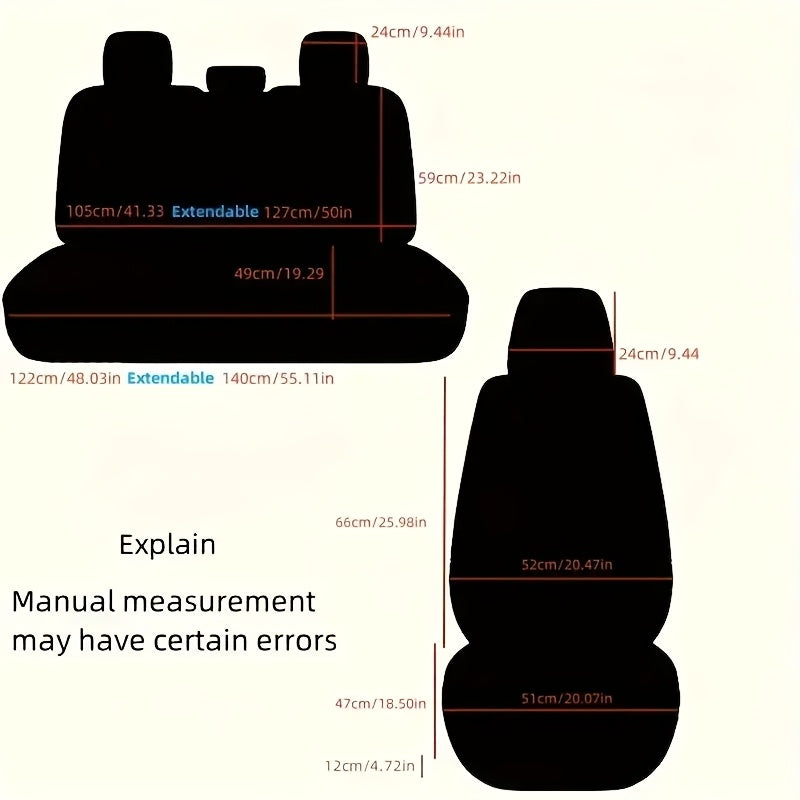 1pc, 2pcs, 5pcs, Advanced Faux Leather Car Seat Cover, Imitation Faux Leather Car Seat Cover, Protective Seat Cover, Suitable For Cars, SUVs, Vans And Trucks, Dirt-resistant, Send Gifts To Relatives