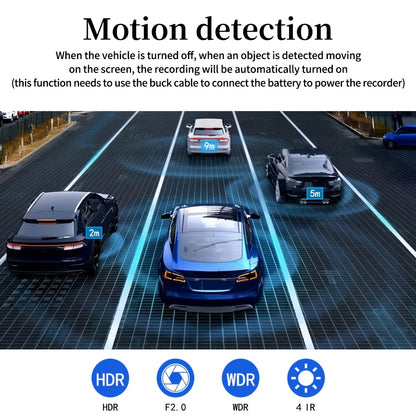 Dual Dash Cam Front And Inside, 1080P 170° Wide Angle Night Vision, Loop Recording with G-Sensor, Compact Car Evidence Solution USA